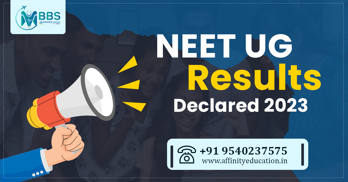 NEET UG Results Declared 2023 NEET UG Results Declared 2023